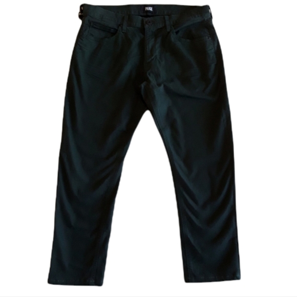 PAIGE | NWOT High Rise Lennox Jungle Green Jeans 25" Inseam - Picture 2 of 5